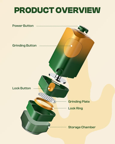 KACTUSKUTTER K2 Pro gradient-green finish adds vibrant style to your spice station.