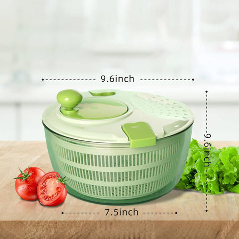 KAEASOUS salad spinner 4.2L water inlet outlet pour for easy draining