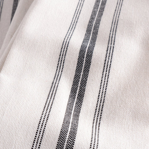 KAF Home close-up on knit cotton towels charcoal shows soft, durable weave for frequent use.
