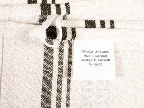 KAF Home kitchen towels multiuse olive stack, versatile for cooking, drying hands, and wiping surfaces.