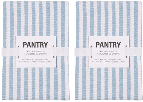 KAF Home mixed-pack towels, 6-piece, versatile for prep and cleanup.