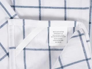 KAF Home Soho towels display classic blue-gray color for timeless kitchen decor