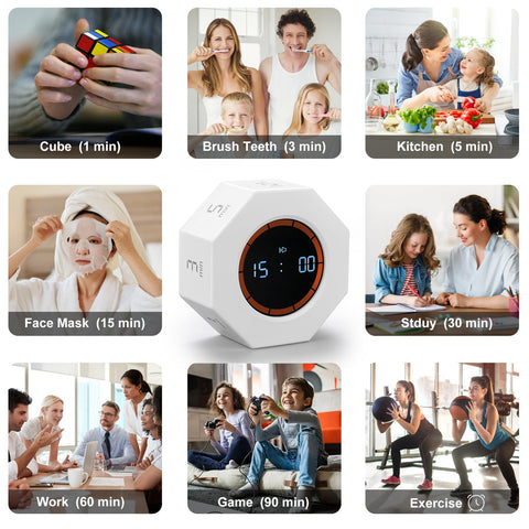 Kaflin classroom timer with three volume levels for environments.