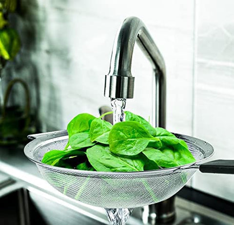 KAFOOR 10-inch pasta strainer for fast, efficient draining