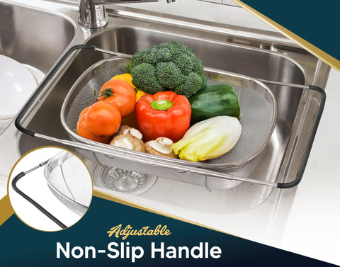 KAFOOR perfect for draining pasta or rice quickly and evenly.