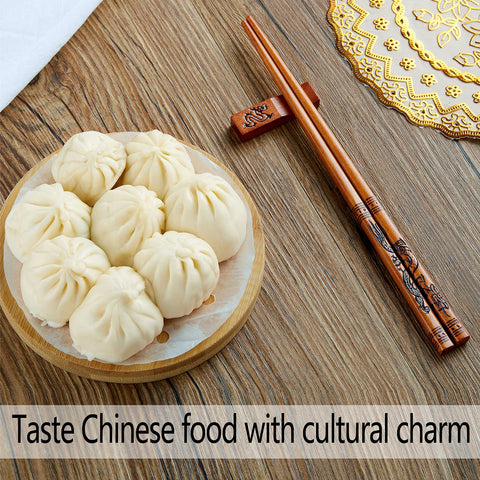 KAHACIYO chopsticks smooth wood surface designed for comfortable handling