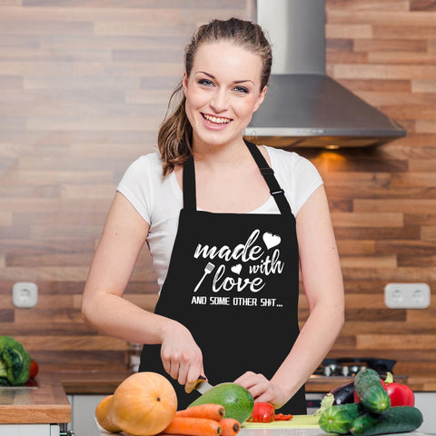 Kaidouma Funny Apron for Women care instructions machine washable