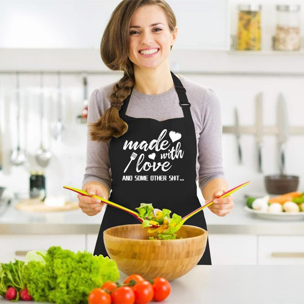 Kaidouma Funny Apron for Women in-kitchen use for baking and grilling