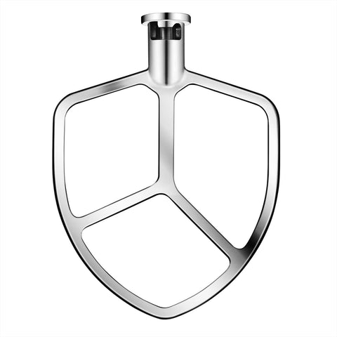Kainasch flat beater for KitchenAid 5-6 quart bowl-lift ensuring even batter mixing.