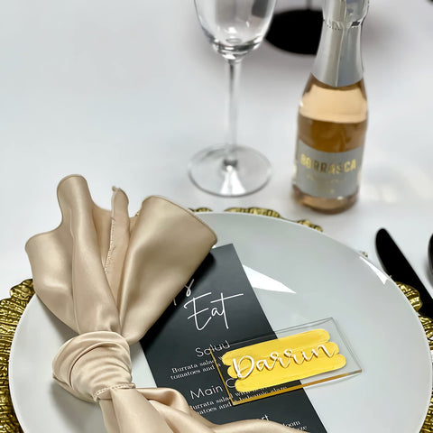 KAITELA reusable and wipe-clean with acetone for multiple events.