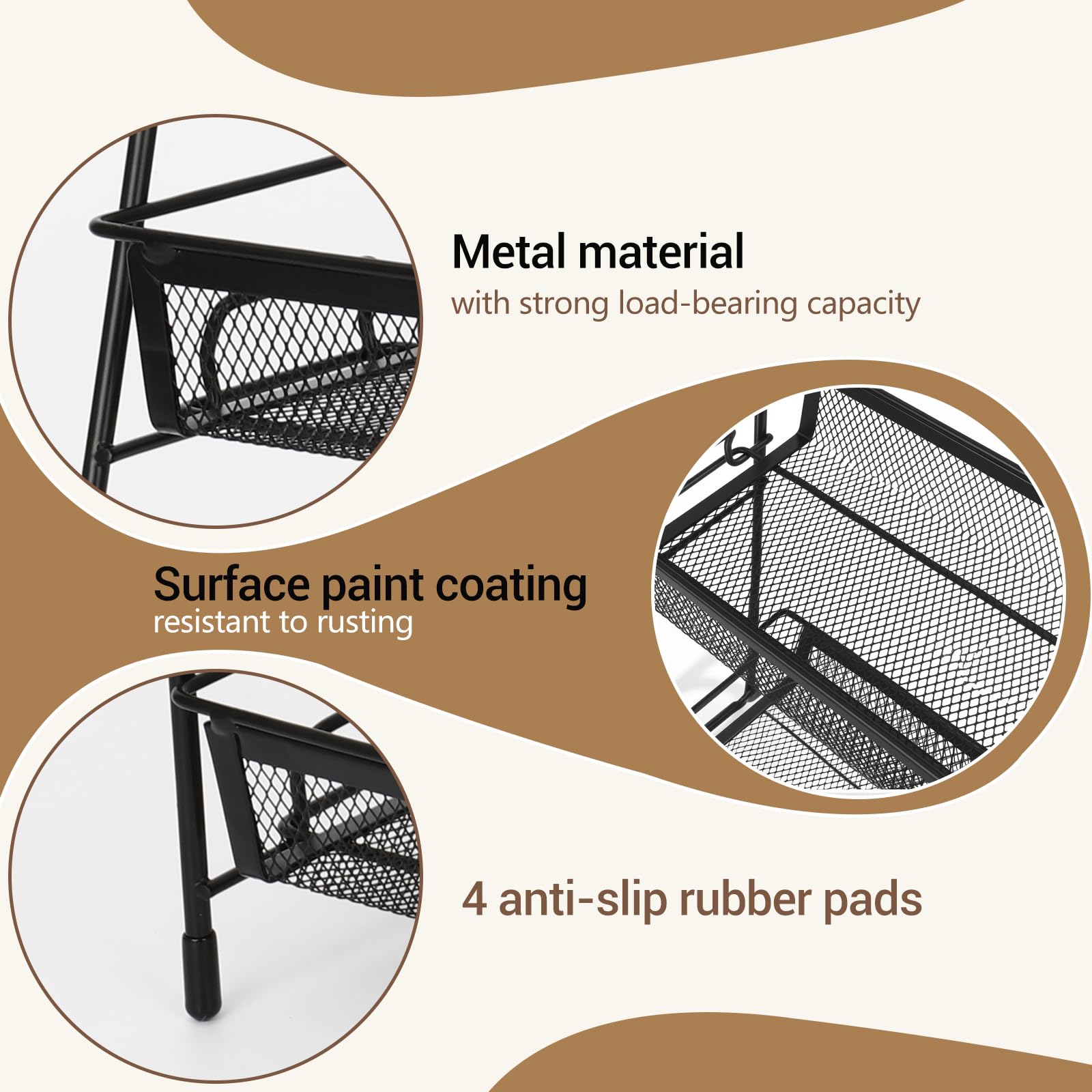 Kaixin Rabbit rust-resistant coating resists moisture for bathroom and kitchen protection.