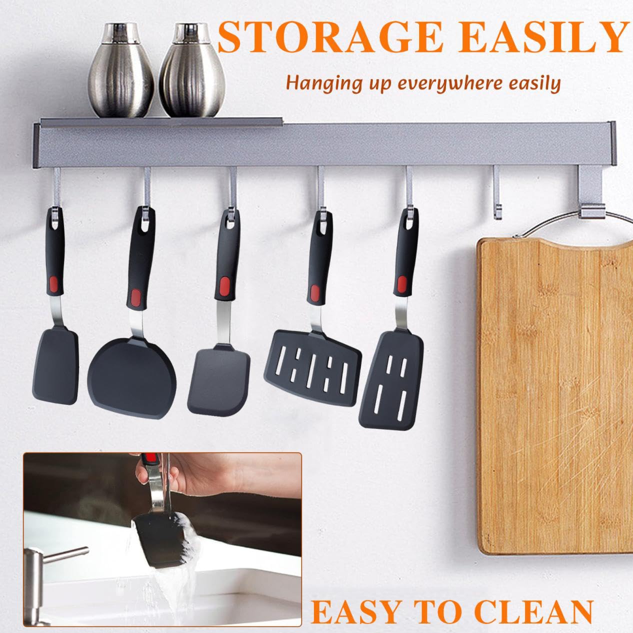 KAKAMINA cookie spatula lifts cookies safely from trays