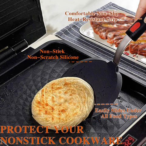 KAKAMINA dishwasher-safe spatula set for quick, easy cleanup after meals