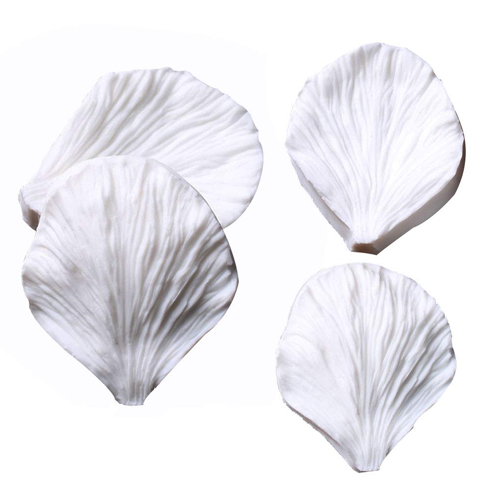 KALAIEN silicone mold peony for realistic petal texture in gum paste.