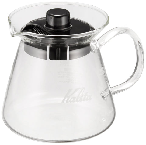 Kalita glass server 300ml clear for coffee service