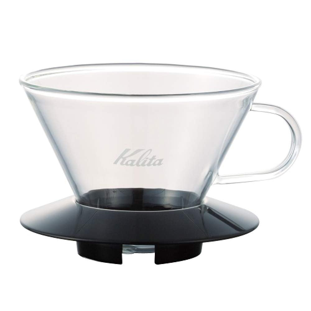 Kalita Wave 185 dripper with flat-bottom design for balanced extraction.