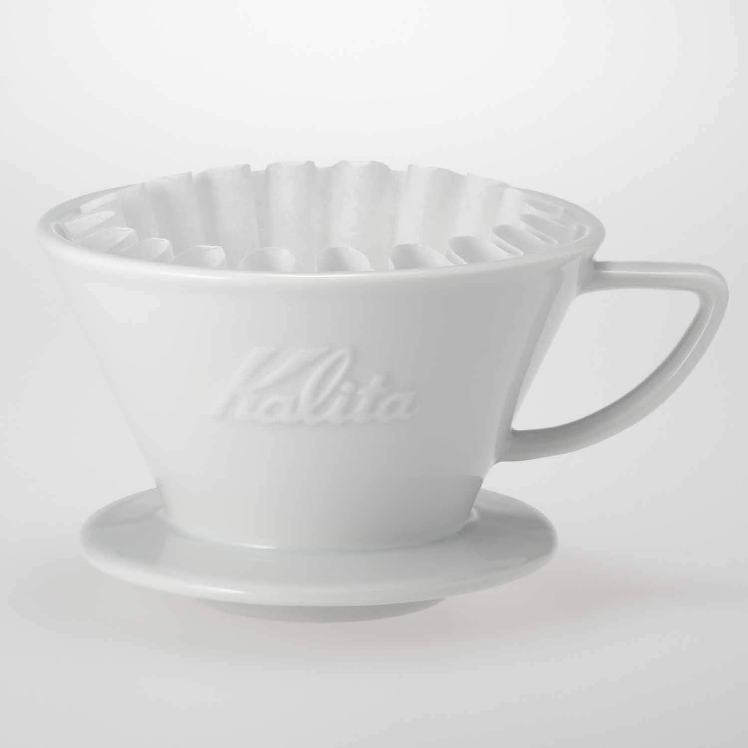 Kalita Wave 185 Lotto Japan import packaging signals quality ceramic pour-over.