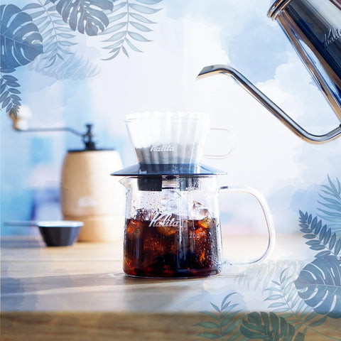 Kalita Wave 185 with patented wave filter promoting even water flow.
