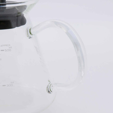 Kalita Wave 500 Server G front view shows clear, durable glass