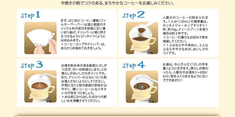 Kalita Wave 185 white filters, Japan import, for premium coffee brewing