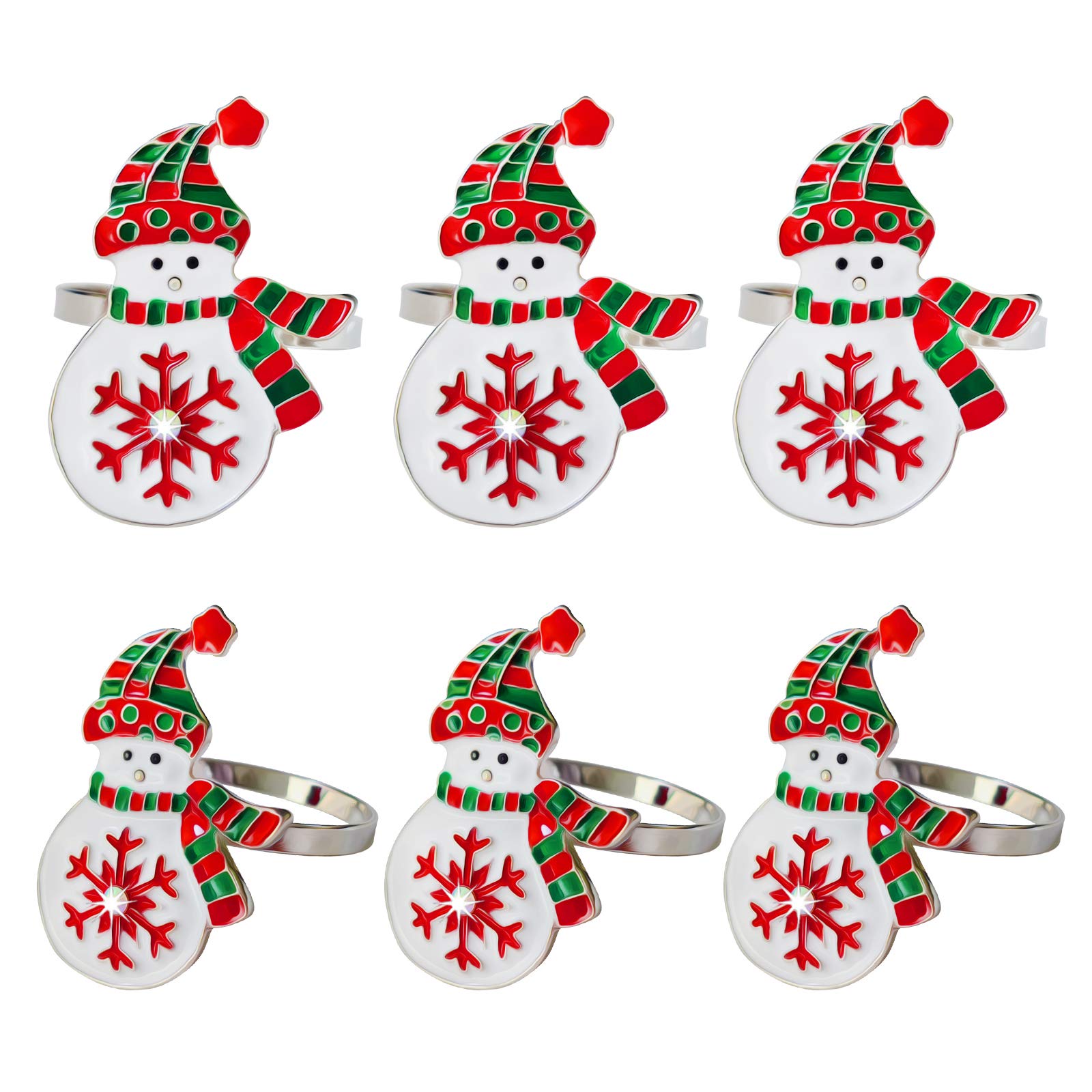 Kalopro snowman napkin ring on festive table elevating holiday decor