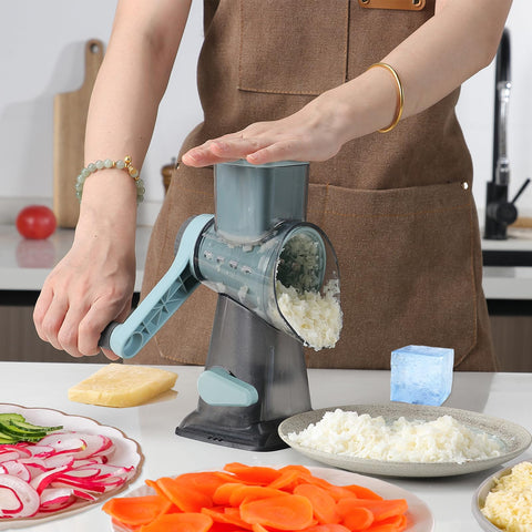 KalraMay cheese grater secured by suction for steady countertop use