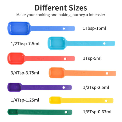 Kalsreui locking rings keep cups and spoons paired for mess-free use