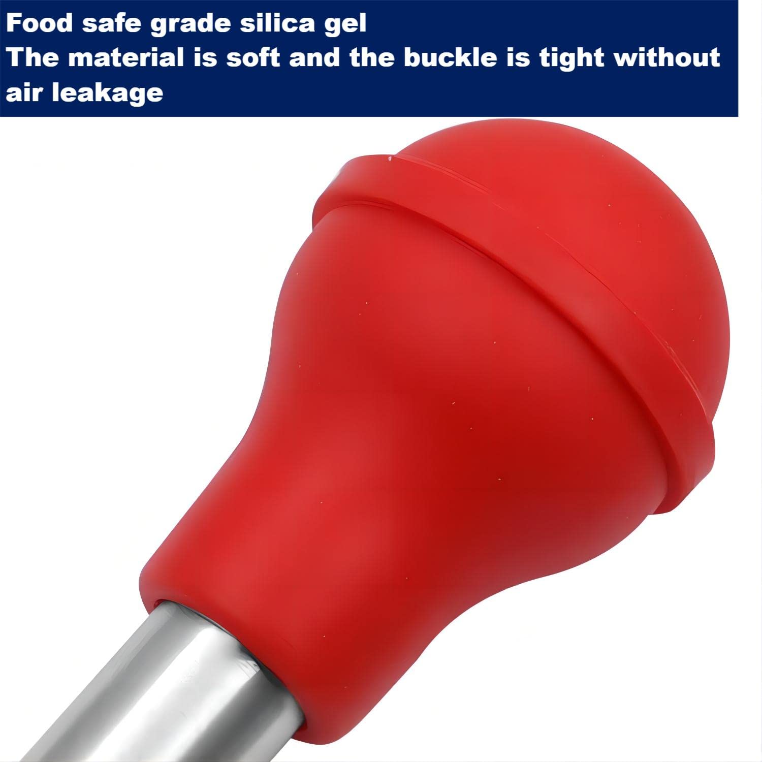 Dishwasher-safe baster components for easy cleanup