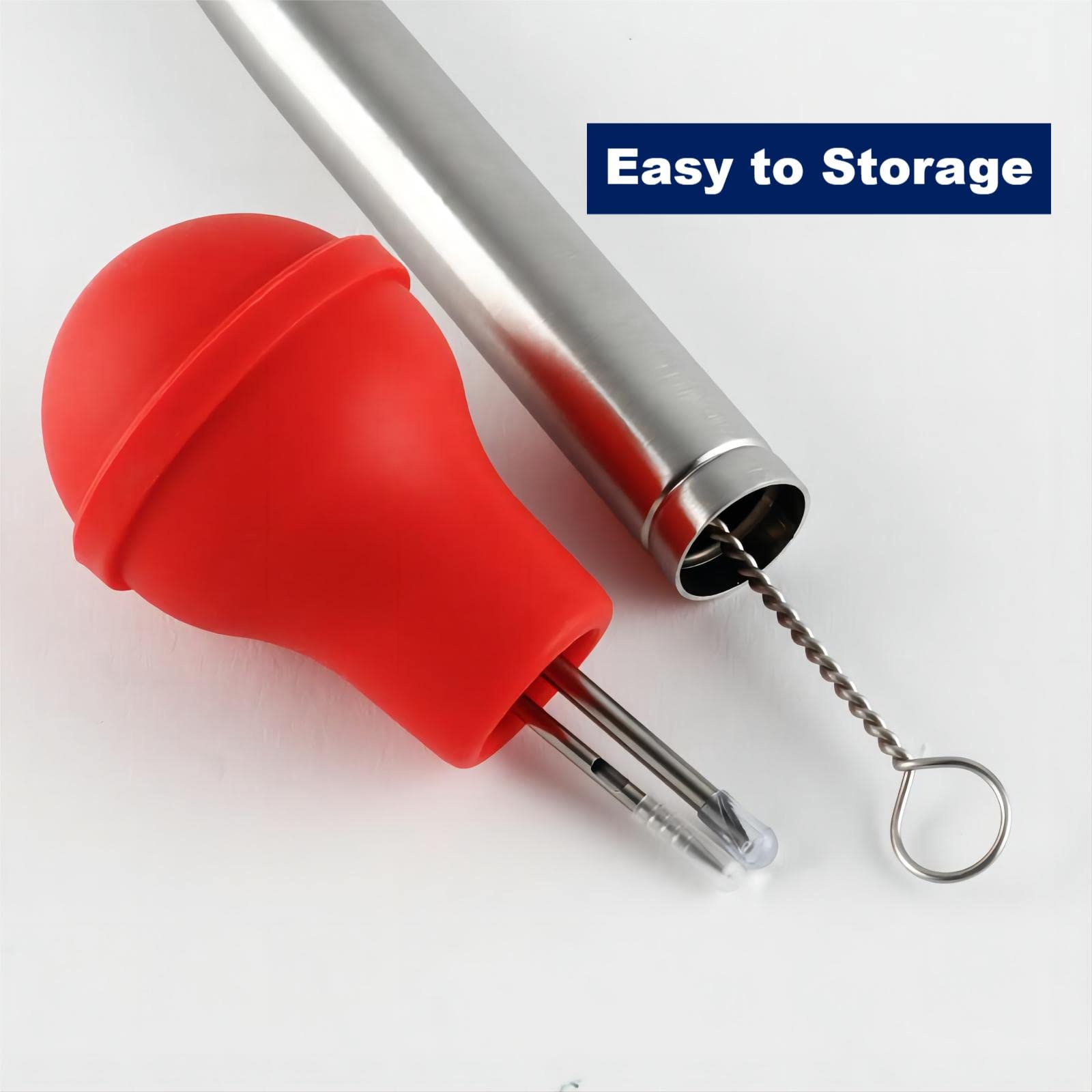 1.5 oz capacity ideal for controlled injections and basting