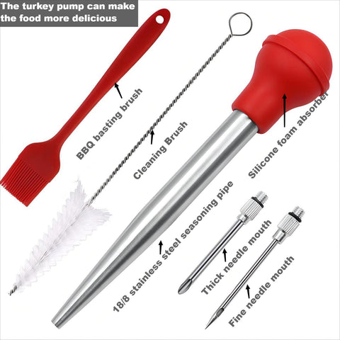 Kalsreui silicone bulb for strong suction during basting