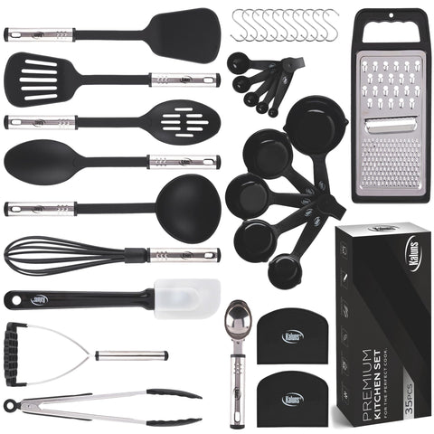Kaluns 35-piece utensil set in gift box for gifting and kitchen organization