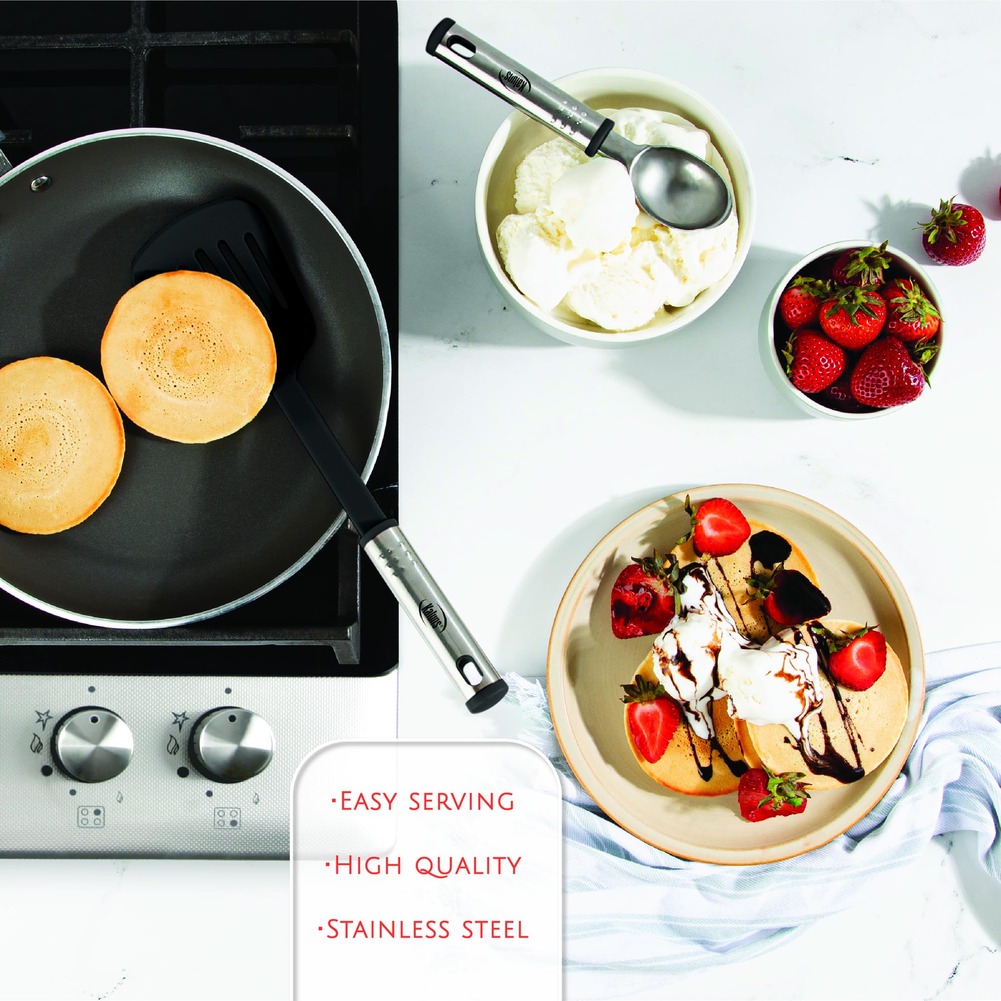 Kaluns measuring cups and spoons with clear measurements for accuracy
