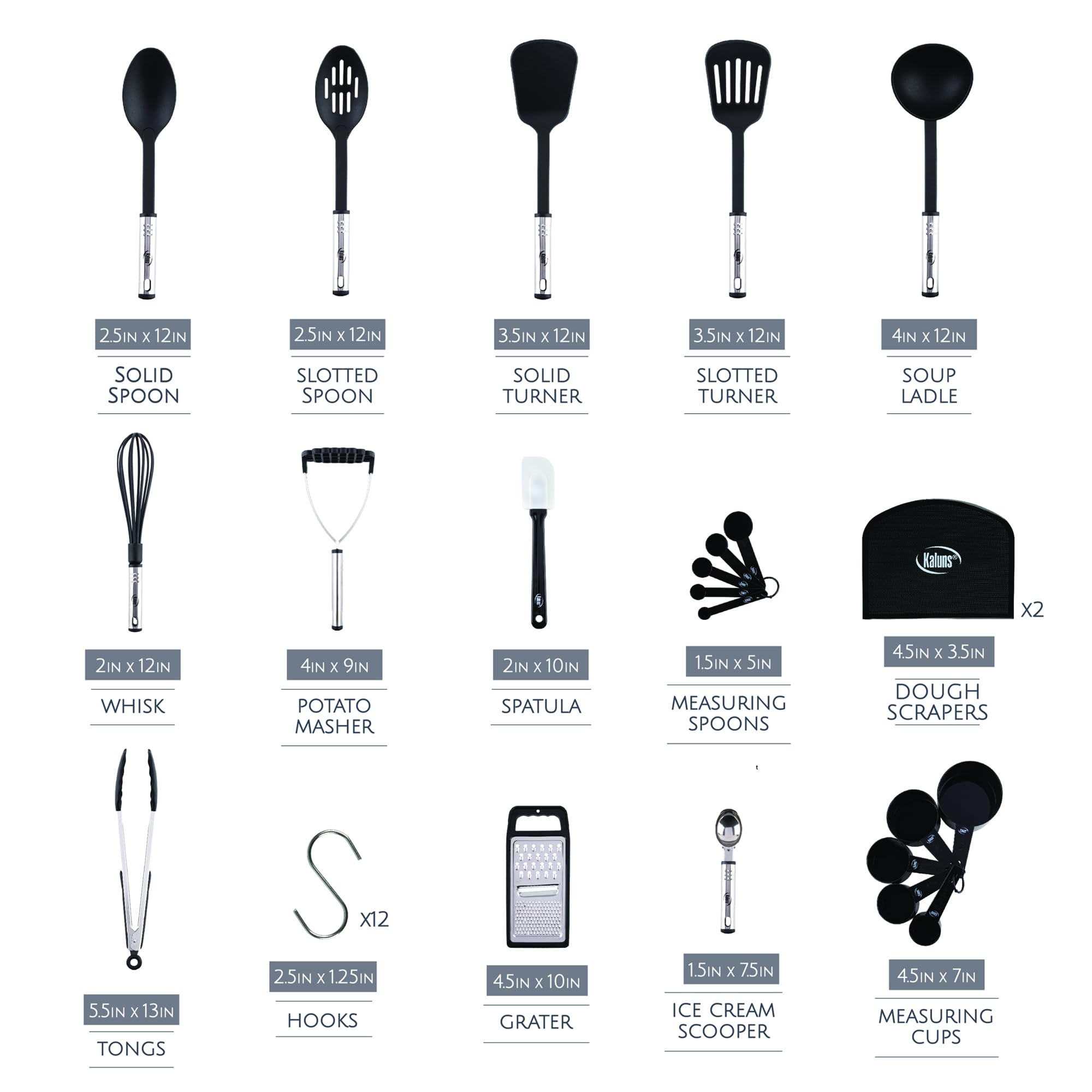 Kaluns soup ladle and spatula in action for quick stirring and serving