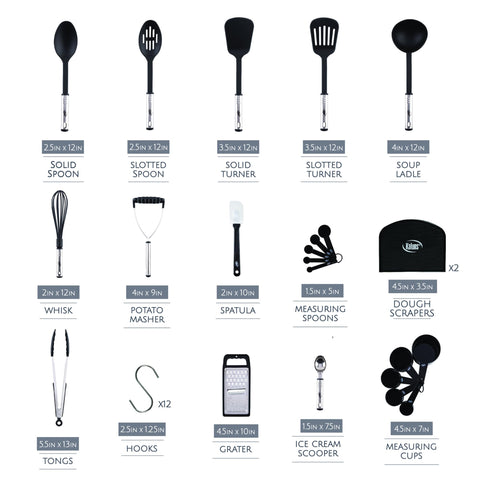 Kaluns soup ladle and spatula in action for quick stirring and serving