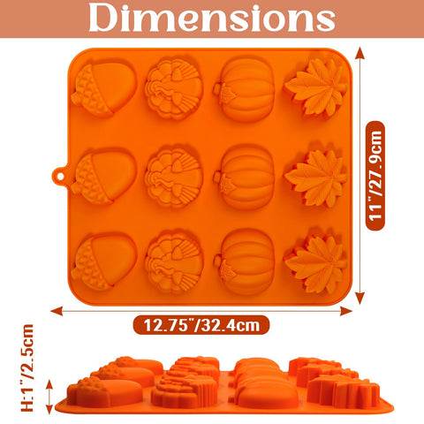 Kamehame pumpkin shape mold ideal for cupcakes and gelatin