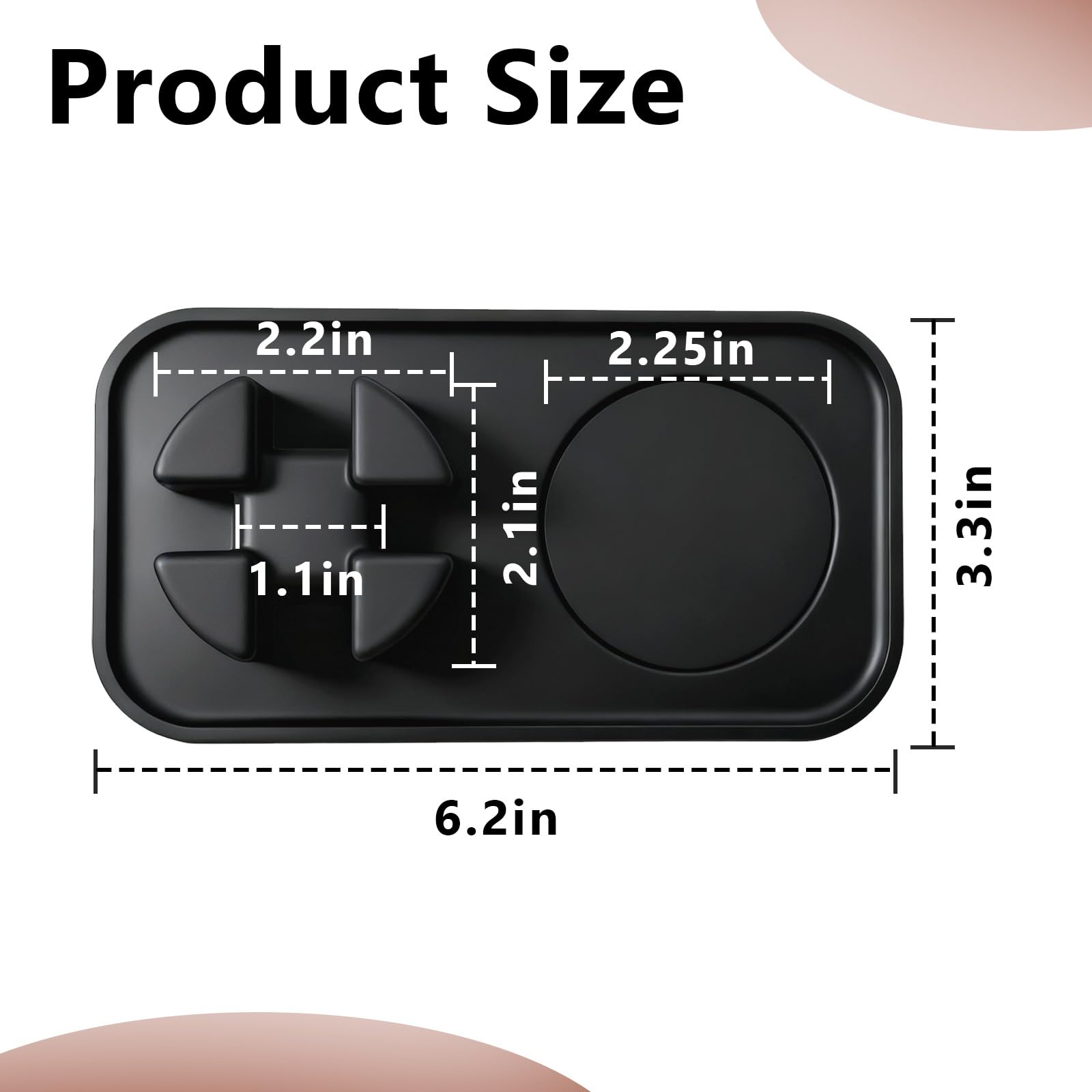 Kamrexi tamping mat features non-slip surface to prevent slipping during tamping.