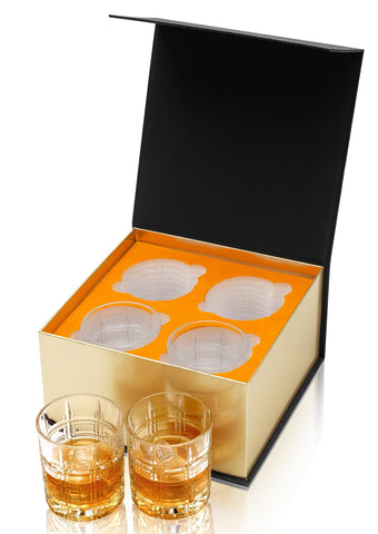 KANARS 10 oz lowball glasses with sturdy base for stability