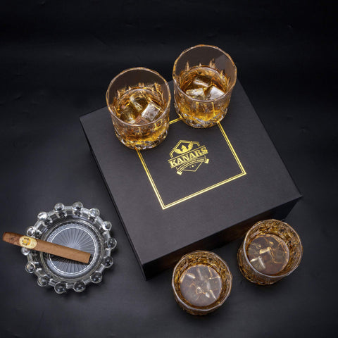 KANARS elegant cocktail-glass design adds sophistication