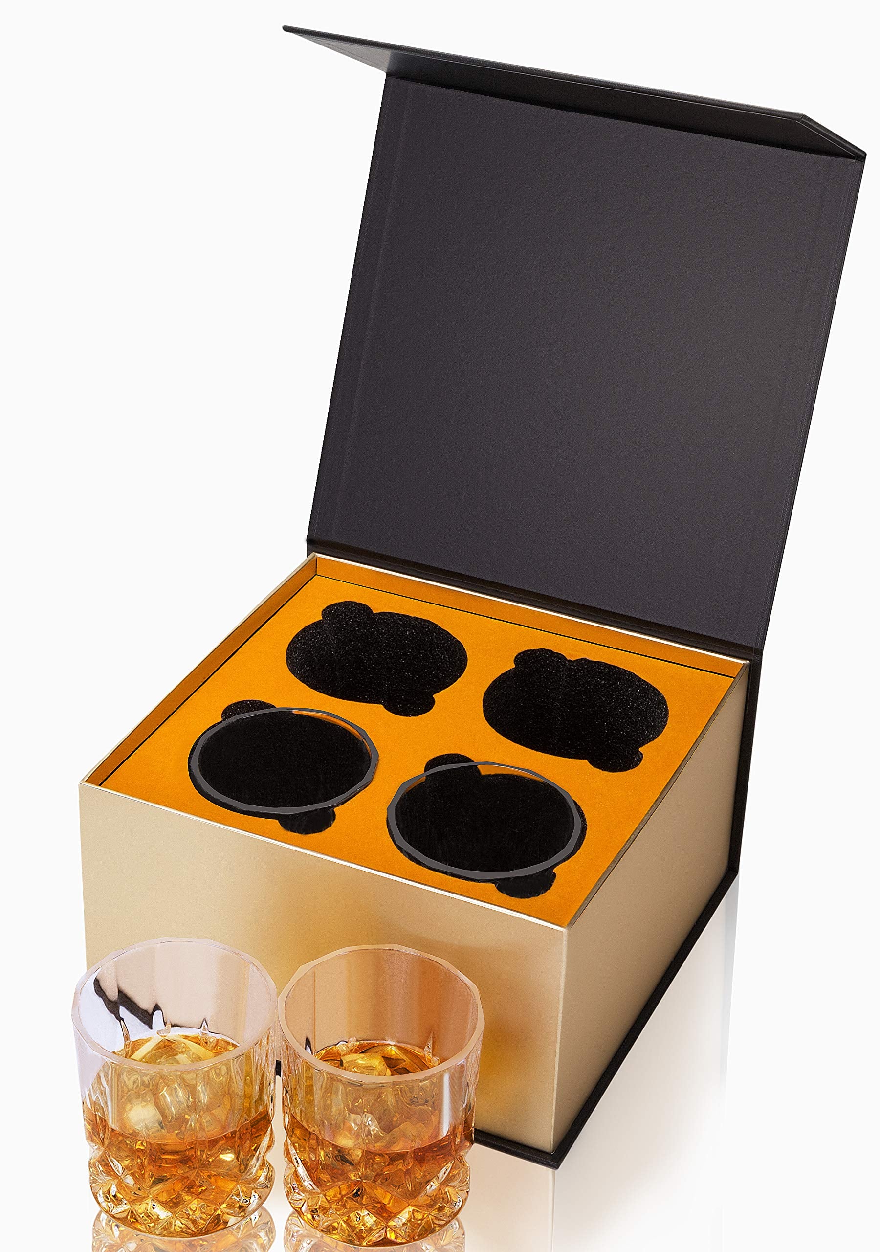 KANARS heavy-base whiskey glass offers sturdy handling