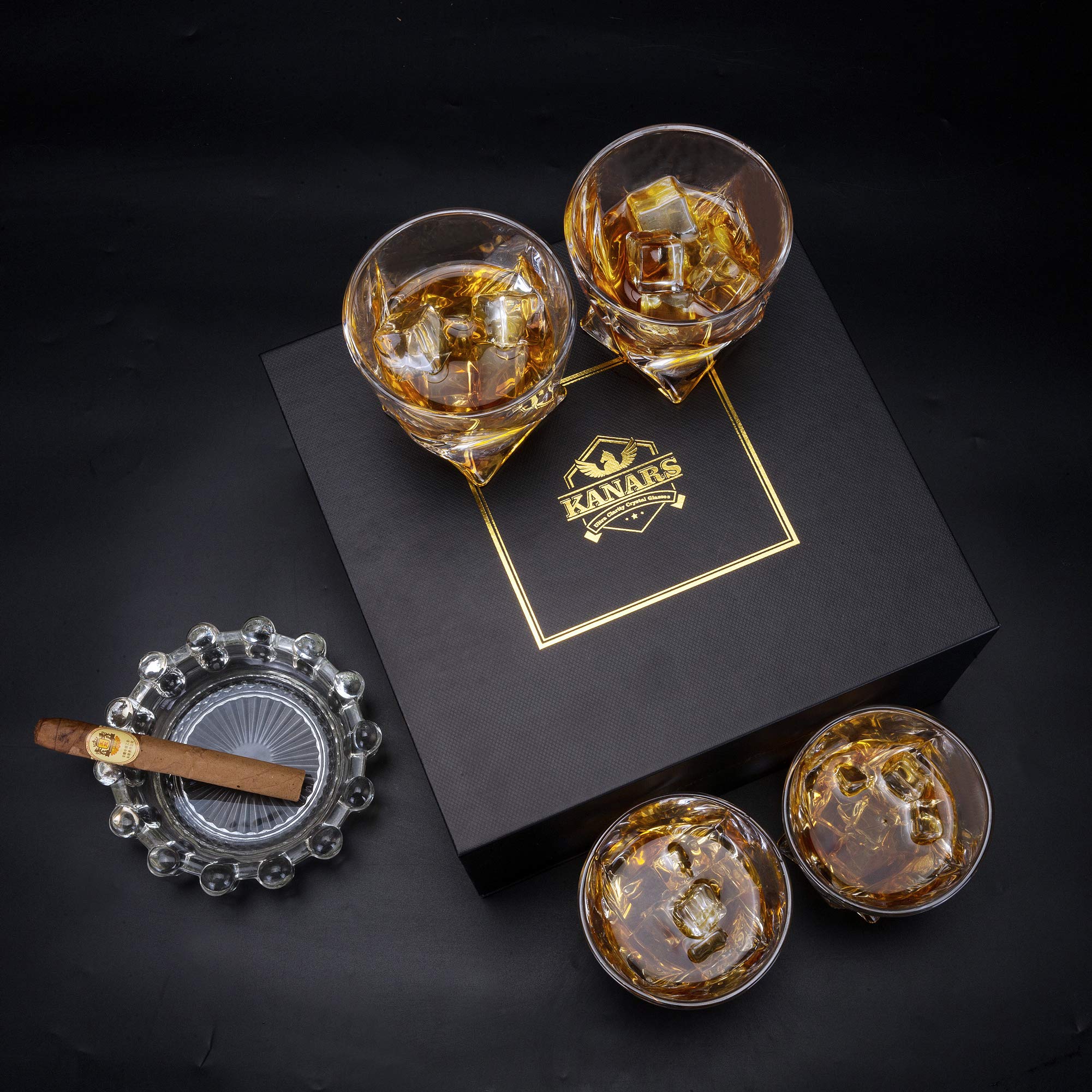 KANARS ideal for bourbon, scotch, and cognac enjoyment at home
