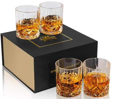 KANARS old-fashioned whiskey glasses set for elegant entertaining