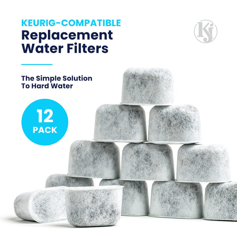 K&J Keurig micromesh technology keeps charcoal in the filter and prevents clogs