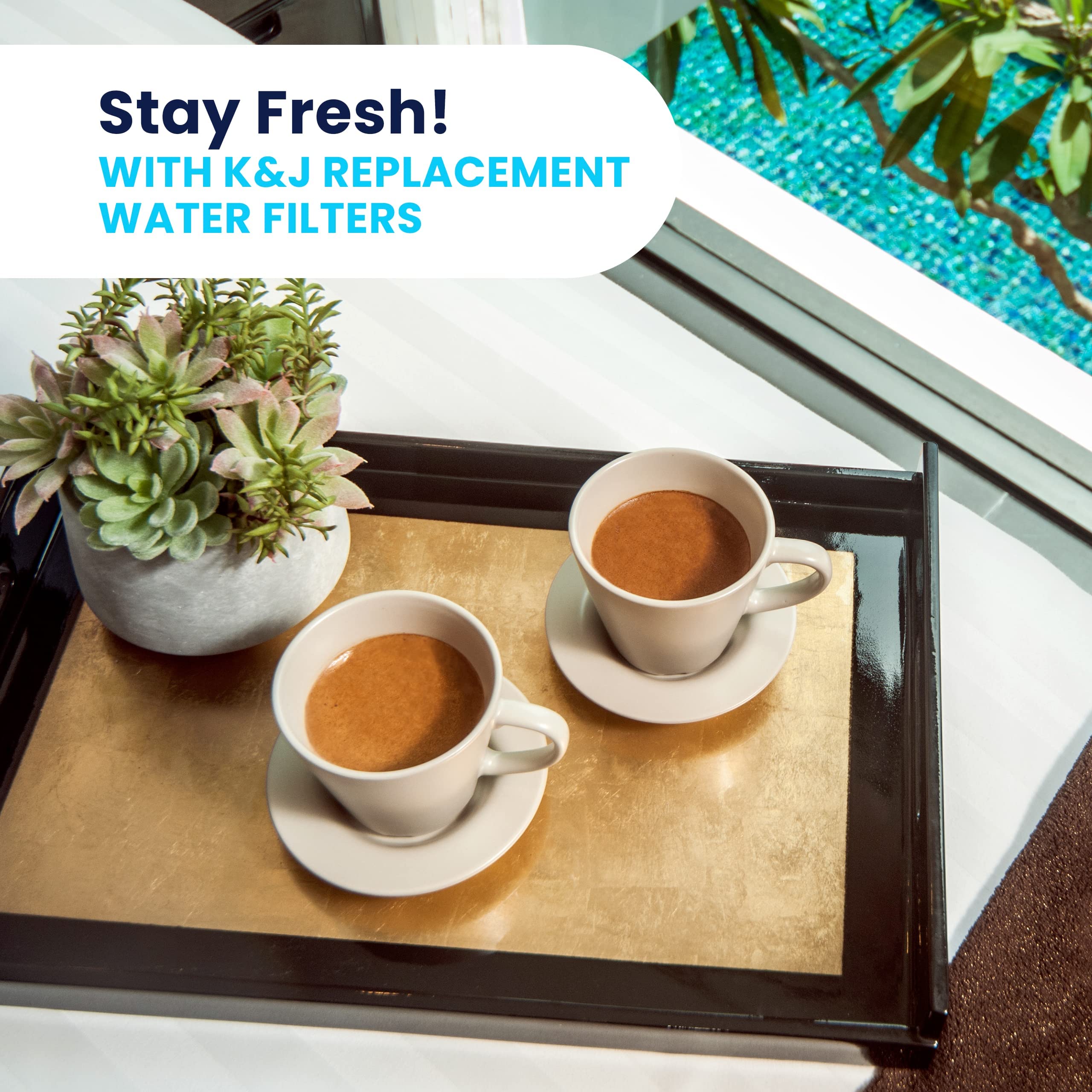 K&J filter helps maintain a clean brewing path for daily coffee
