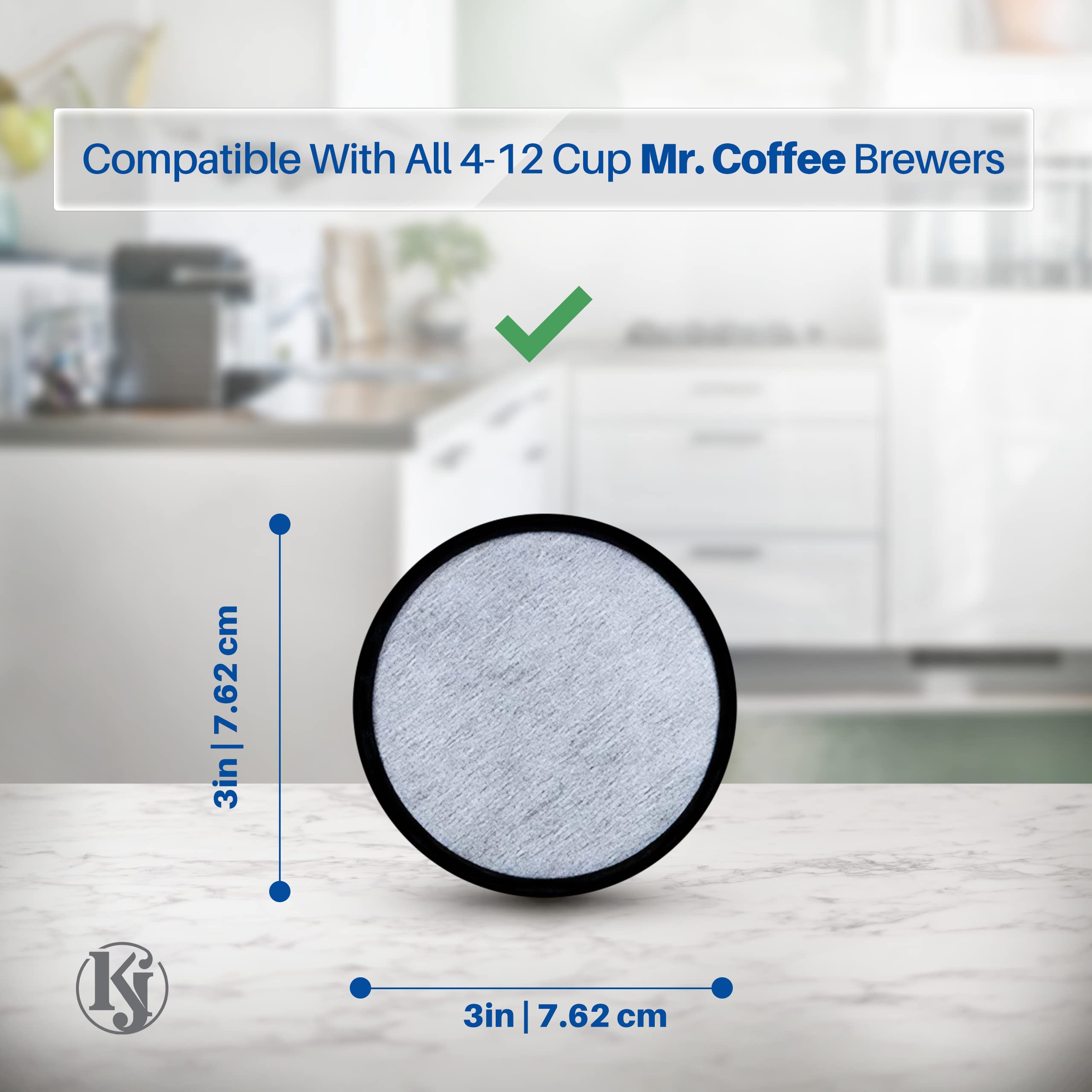 K&J replacement discs fit many Mister Coffee brewers.