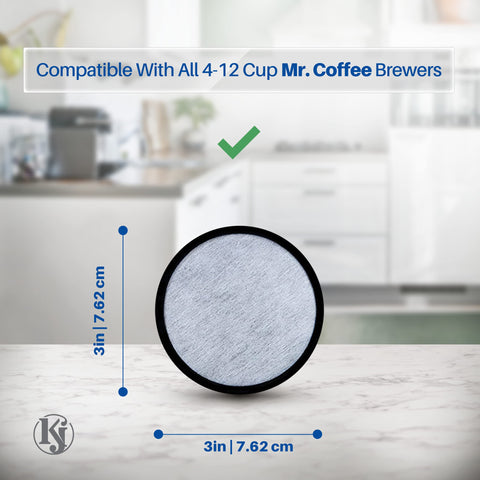 K&J replacement discs fit many Mister Coffee brewers.