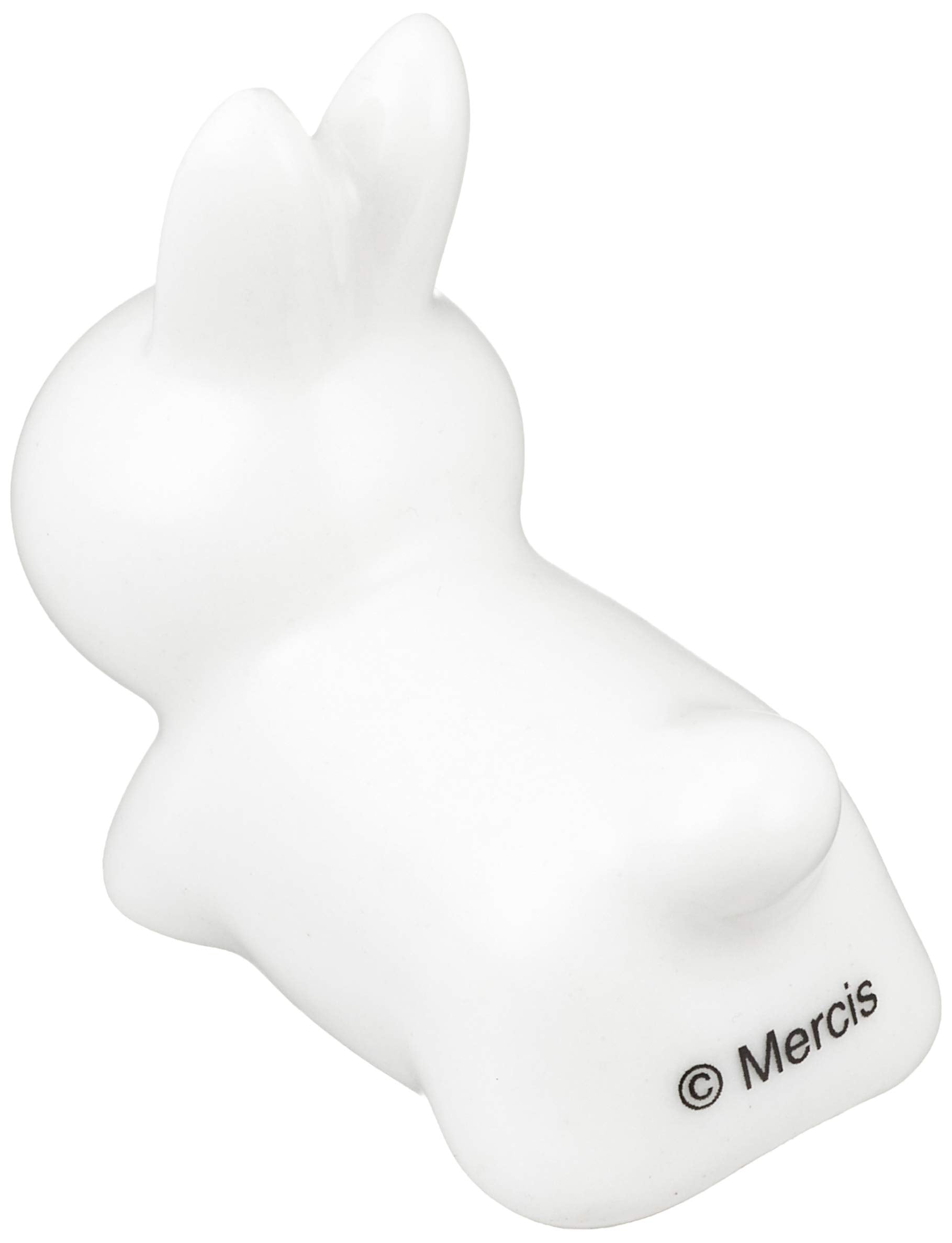 Kaneshotouki Miffy rabbit rest back view on tabletop.