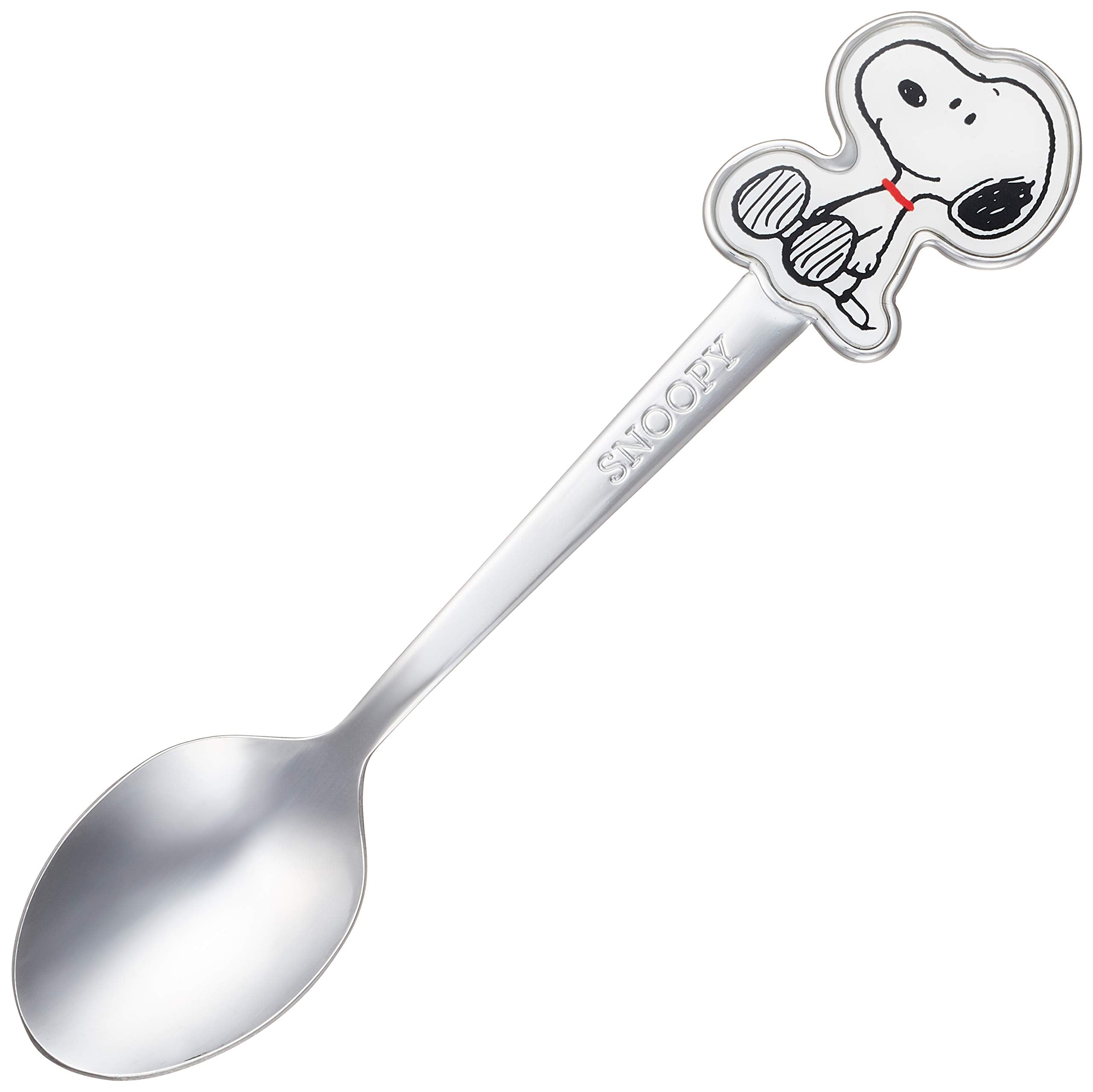 Kaneshotouki Peanuts spoon with Snoopy on the handle, ideal for kids' lunches.