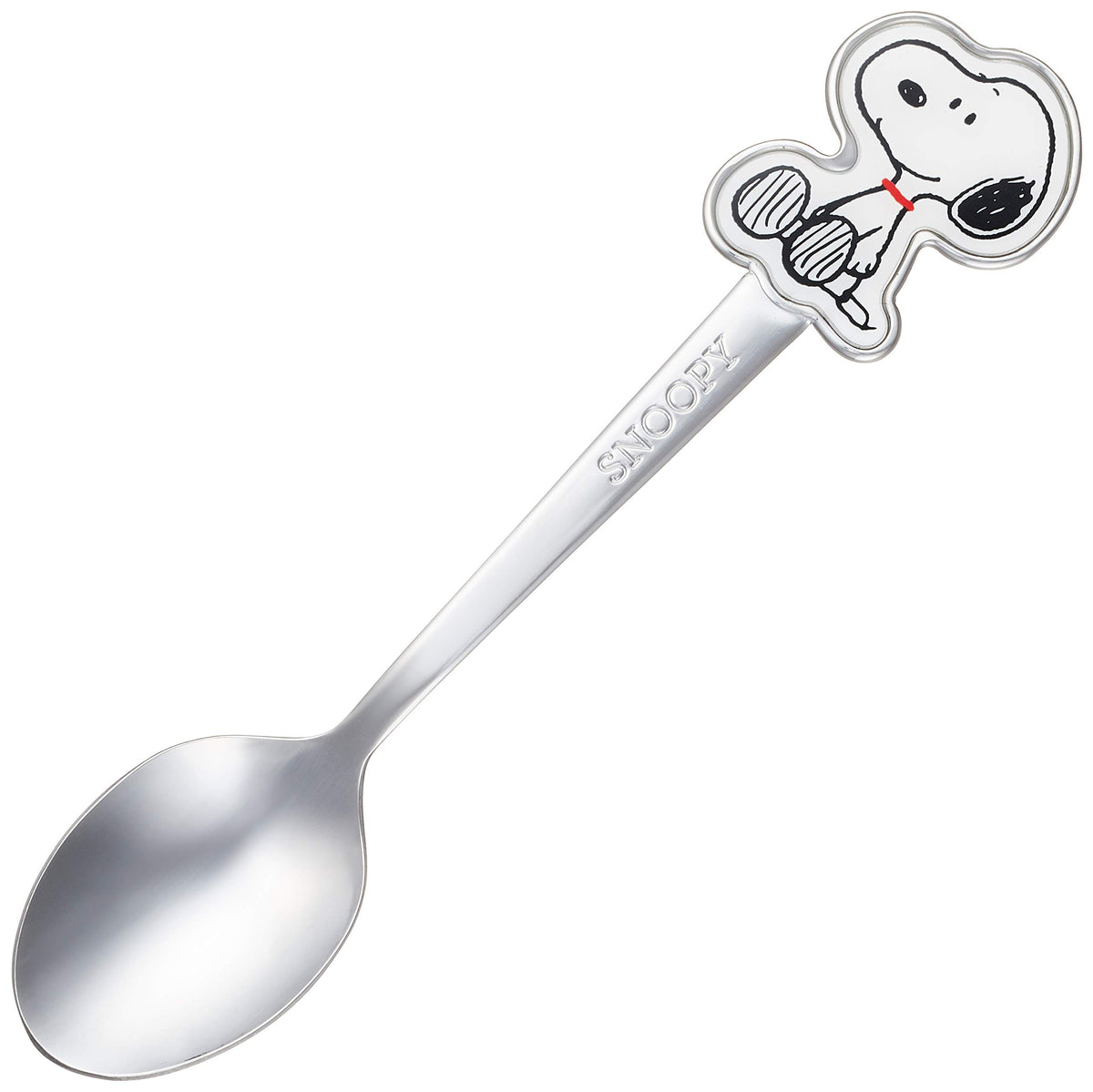 Kaneshotouki Peanuts spoon with Snoopy on the handle, ideal for kids' lunches.