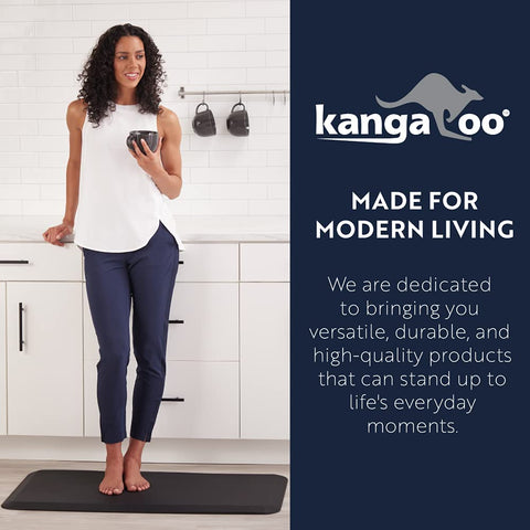 KANGAROO easy-clean surface resists spills for daily use
