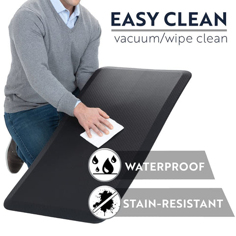 KANGAROO mat surface is waterproof and easy to wipe clean.